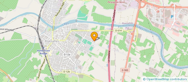 localisation de l'entreprise MADAME FERNANDE CUADRAS  RIVESALTES