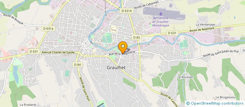 localisation de l'entreprise MADAME FERNANDE DAUZAT à GRAULHET