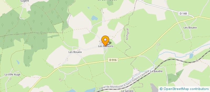 localisation de l'entreprise MADAME FERNANDE DEVAUX  ARCHIGNAT