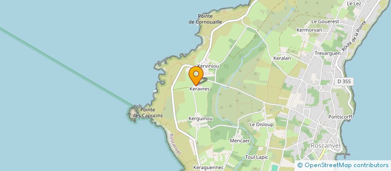 localisation de l'entreprise MADAME FERNANDE DOMINGUES  ROSCANVEL