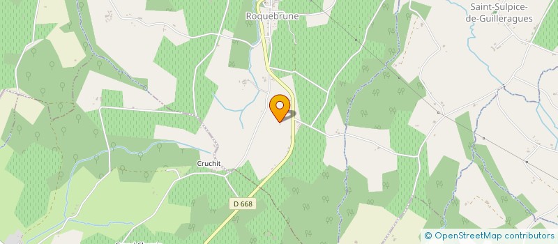 localisation de l'entreprise MADAME FERNANDE DONIS  ROQUEBRUNE