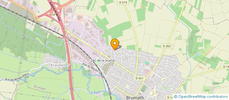 localisation de l'entreprise MADAME FERNANDE ENDERLE  BRUMATH