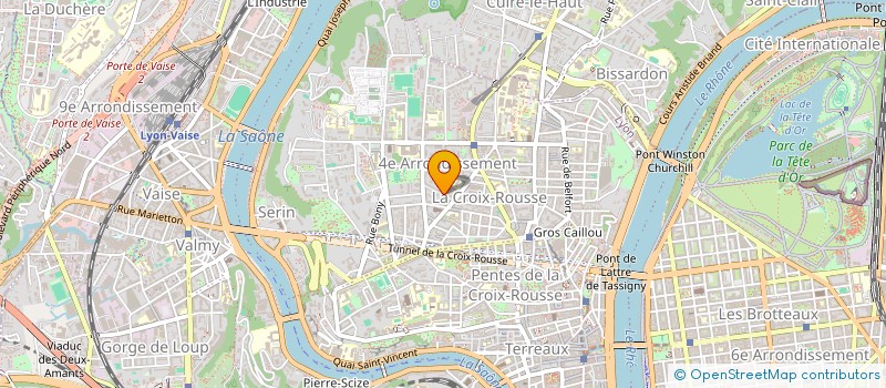 localisation de l'entreprise MADAME FERNANDE FAVRIN  LYON