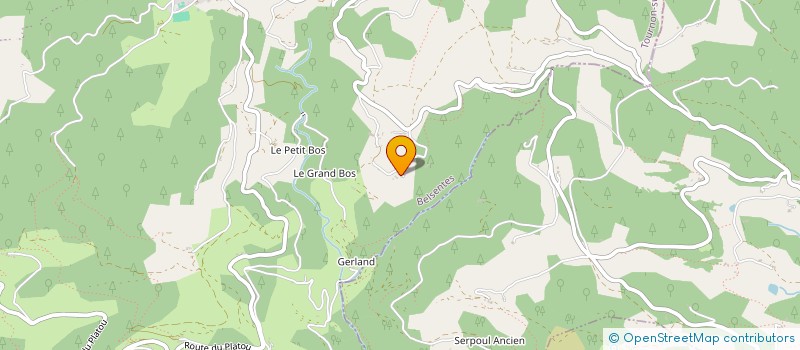 localisation de l'entreprise MADAME FERNANDE FAYARD  BELSENTES