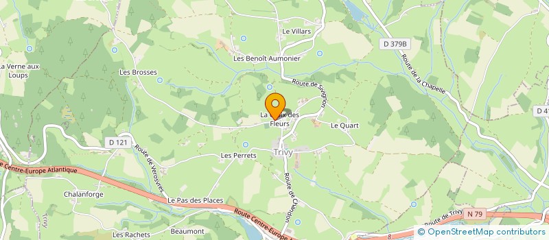 localisation de l'entreprise MADAME FERNANDE FEVRE  TRIVY