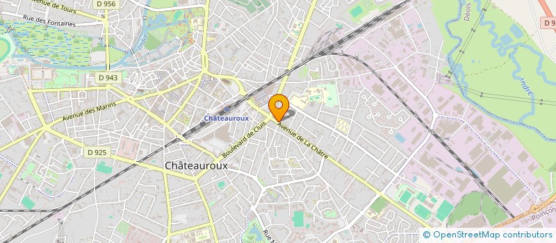 localisation de l'entreprise MADAME FERNANDE FIAULT à CHATEAUROUX
