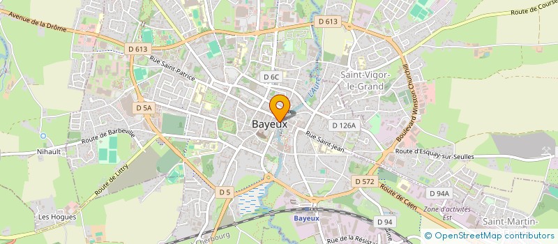 localisation de l'entreprise MADAME FERNANDE FOUCU  BAYEUX