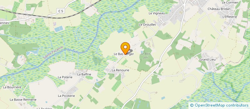 localisation de l'entreprise MADAME FERNANDE GOUY à SAINT-MARS-DE-COUTAIS