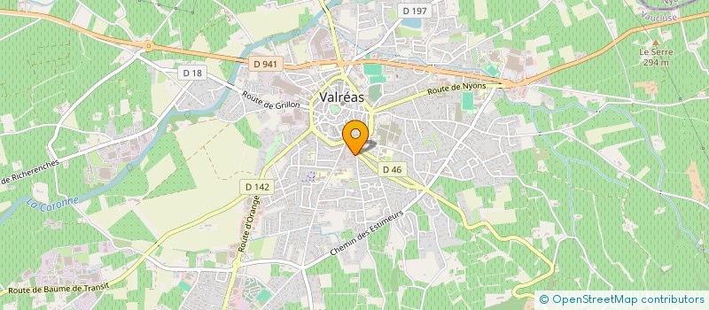 localisation de l'entreprise MADAME FERNANDE GUITTON à VALREAS