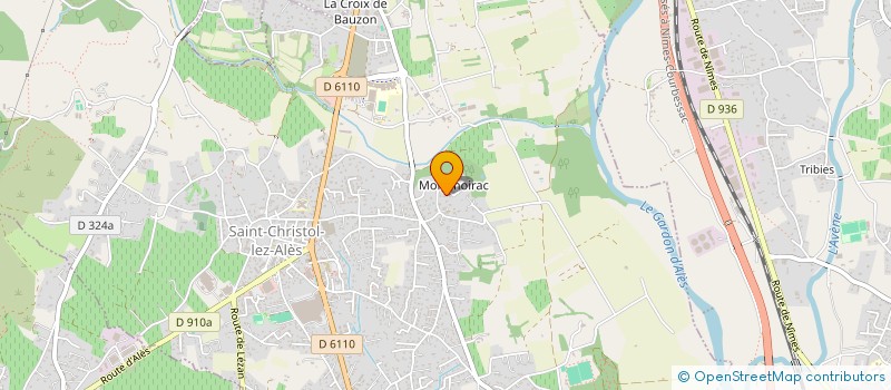 localisation de l'entreprise MADAME FERNANDE JEANJEAN  SAINT-CHRISTOL-LEZ-ALES