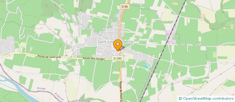 localisation de l'entreprise MADAME FERNANDE JULLIEN à BOURG-SAINT-ANDEOL