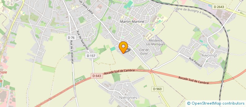 localisation de l'entreprise MADAME FERNANDE LANSELLE à CAMBRAI