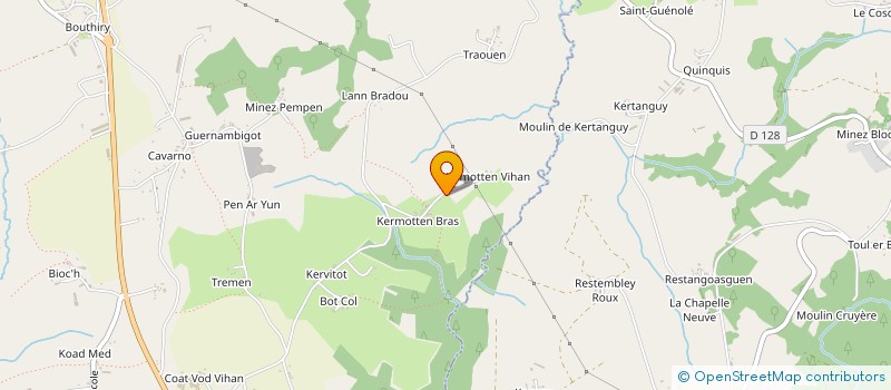 localisation de l'entreprise MADAME FERNANDE LE BELLEC  LE SAINT