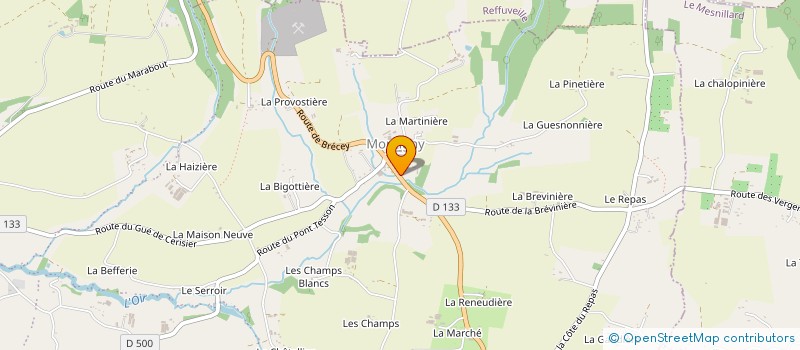 localisation de l'entreprise MADAME FERNANDE LEPELTIER  ISIGNY-LE-BUAT