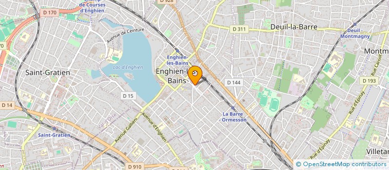 localisation de l'entreprise MADAME FERNANDE LONDOZ  ENGHIEN-LES-BAINS