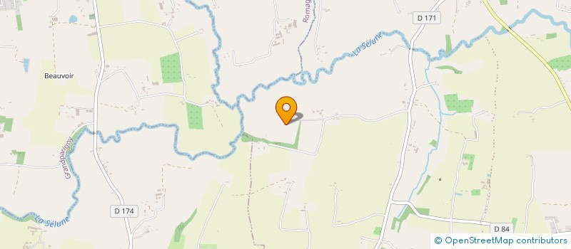 localisation de l'entreprise MADAME FERNANDE MACE  ROMAGNY FONTENAY