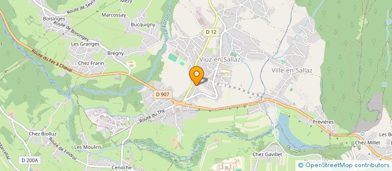 localisation de l'entreprise MADAME FERNANDE PELLET-LANGLAIS  VIUZ-EN-SALLAZ