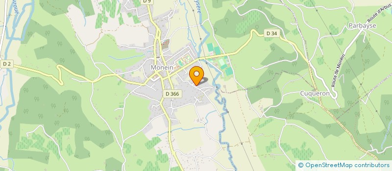 localisation de l'entreprise MADAME FERNANDE PEUILLAT à MONEIN