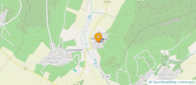 localisation de l'entreprise MADAME FERNANDE REMY  CHATILLON-SUR-MARNE