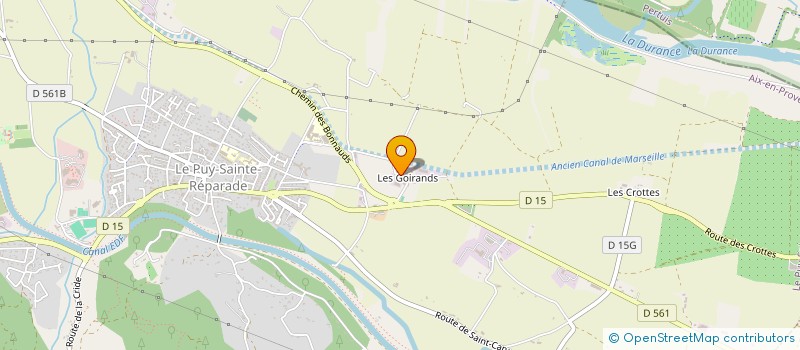 localisation de l'entreprise MADAME FERNANDE RIVIERA  LE PUY SAINTE REPARADE