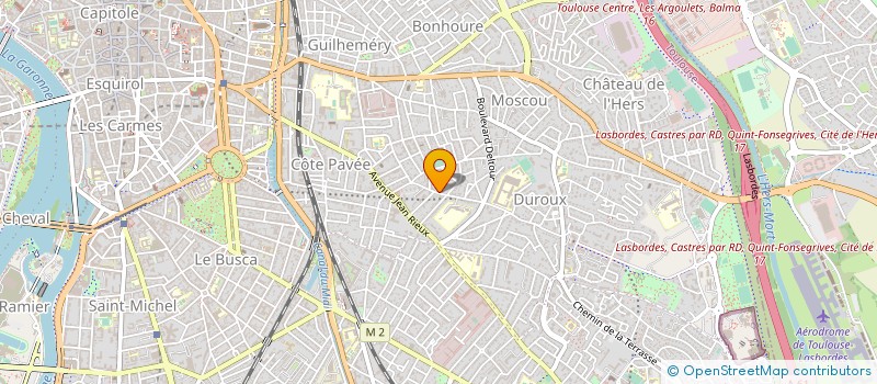 localisation de l'entreprise MADAME FERNANDE SALESSES à TOULOUSE