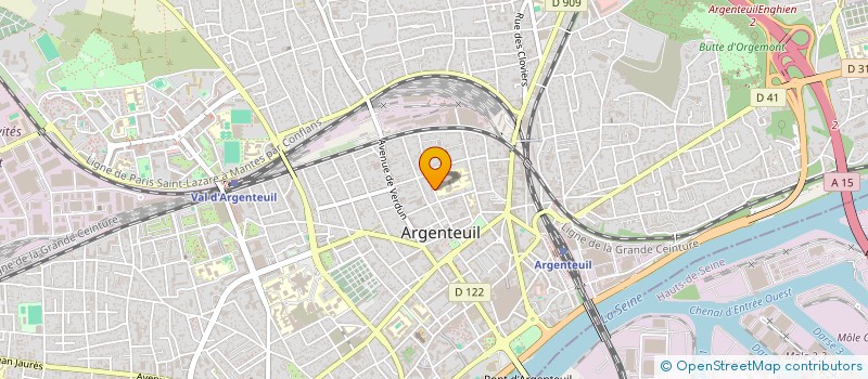 localisation de l'entreprise MADAME FERNANDE TEKIAN  ARGENTEUIL