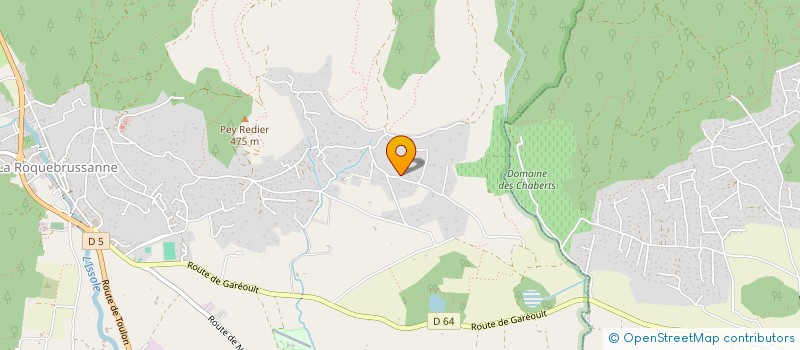 localisation de l'entreprise MADAME FERNANDE TERRUSSE  LA ROQUEBRUSSANNE