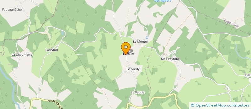 localisation de l'entreprise MADAME FERNANDE THOMAS à MERLINES