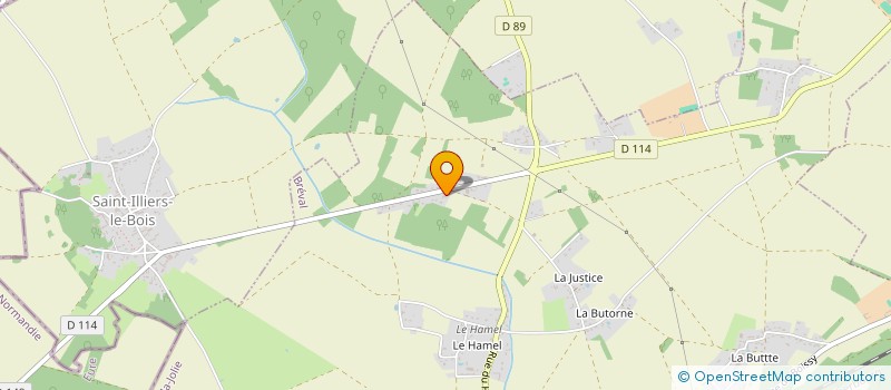 localisation de l'entreprise MADAME FERNANDE TORTUEL  BREVAL