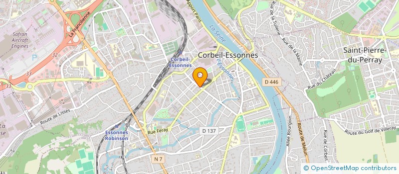 localisation de l'entreprise MADAME FERNANDE TURCHETTO à CORBEIL-ESSONNES
