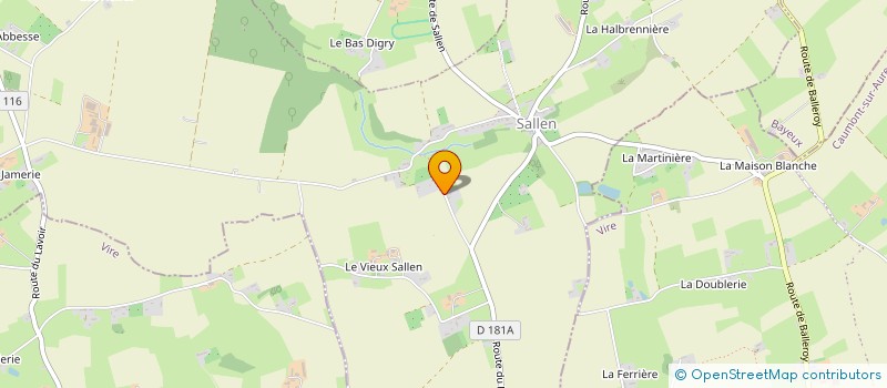 localisation de l'entreprise MADAME FERNANDE VIMARD  SALLEN