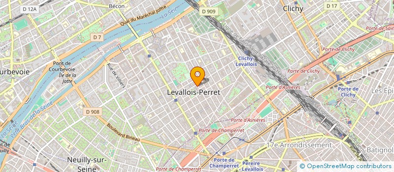 localisation de l'entreprise MADAME FERNANDE ZITVOGEL à LEVALLOIS PERRET