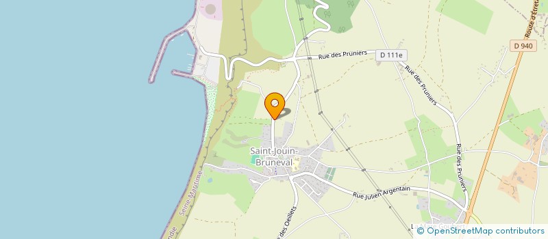 localisation de l'entreprise MADAME FERNANDES CATARINA  SAINT-JOUIN-BRUNEVAL