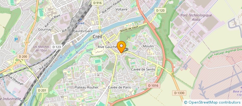 localisation de l'entreprise MADAME FERNELA BADIABIQ  CREIL