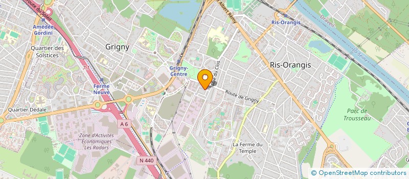 localisation de l'entreprise MADAME FEROZA AZEER  RIS-ORANGIS