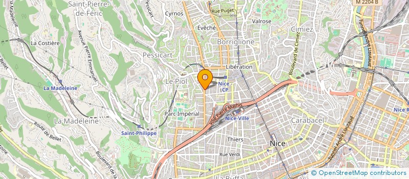 localisation de l'entreprise MADAME FERREIRA BARBOSA VINCENZI  NICE