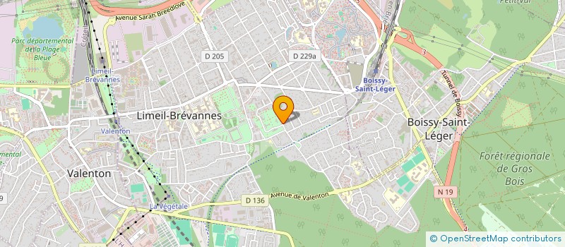 localisation de l'entreprise MADAME FERREIRA CAUSSE  LIMEIL-BREVANNES