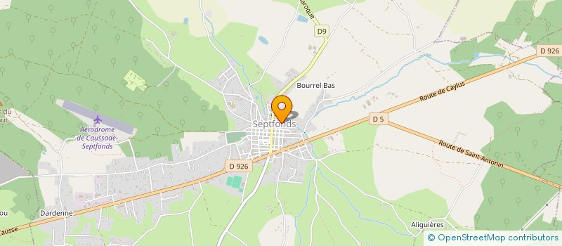 localisation de l'entreprise MADAME FERRERO BOCQUILLON-LIGER-BELAIR  SEPTFONDS