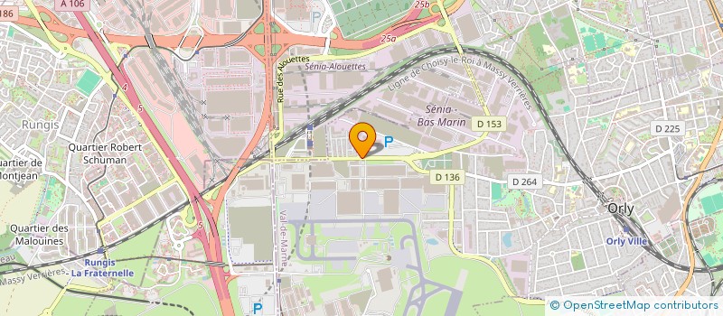 localisation de l'entreprise MADAME FERROUDJA AMARA  ORLY