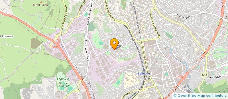 localisation de l'entreprise MADAME FERROUDJA OUAR  SAINT-ETIENNE