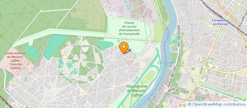 localisation de l'entreprise MADAME FERROUDJA OULD BRAHAM  MAISONS-LAFFITTE