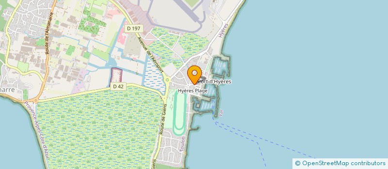 localisation de l'entreprise MADAME FERYAL ABDENNOURI  HYERES