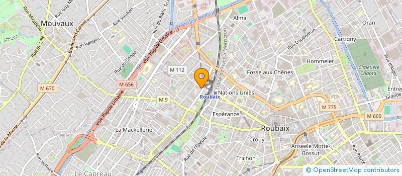 localisation de l'entreprise MADAME FERYAL BOUGHARI  ROUBAIX