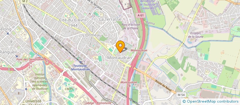 localisation de l'entreprise MADAME FERYEL MACNA  TOULOUSE