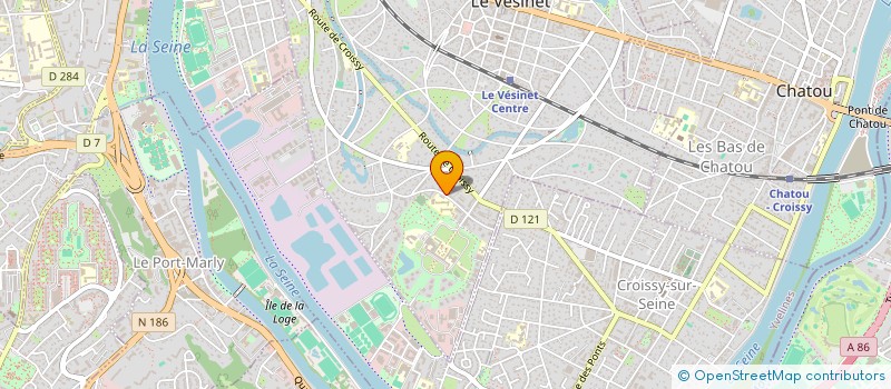 localisation de l'entreprise MADAME FERYEL MOKNI  LE VESINET