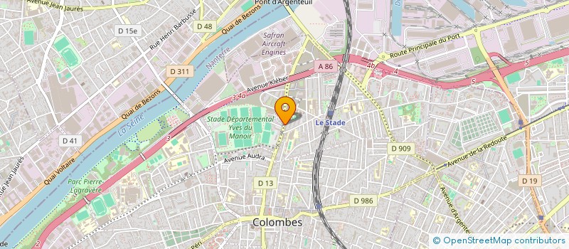 localisation de l'entreprise MADAME FETIHA BELARBI à COLOMBES