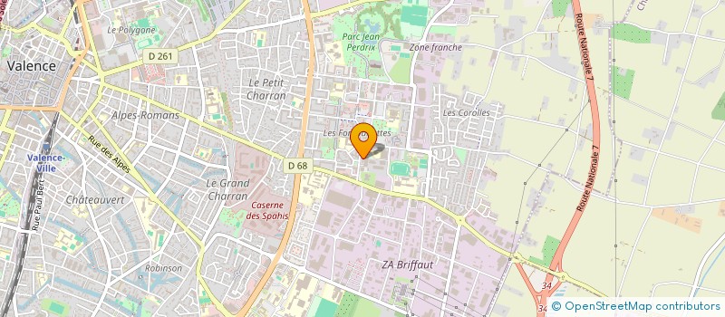 localisation de l'entreprise MADAME FETIJE LOCI  VALENCE