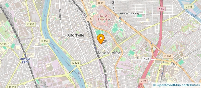 localisation de l'entreprise MADAME FETNA MAAREF  MAISONS-ALFORT