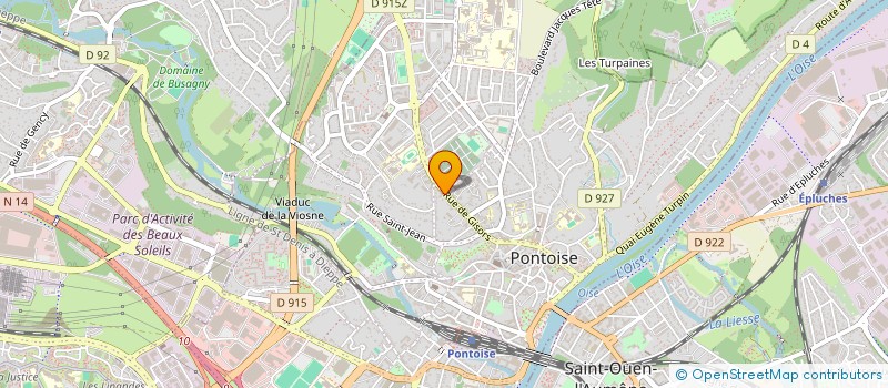 localisation de l'entreprise MADAME FETTA GUERDAH  PONTOISE