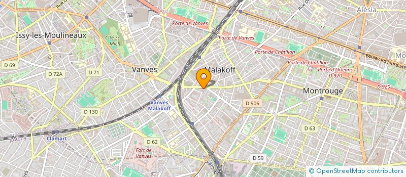 localisation de l'entreprise MADAME FEVRONIE SITBON à MALAKOFF
